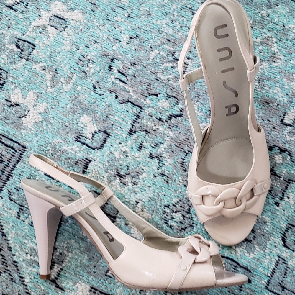 Unisa Unnatalie Open Toe Slingback Heels